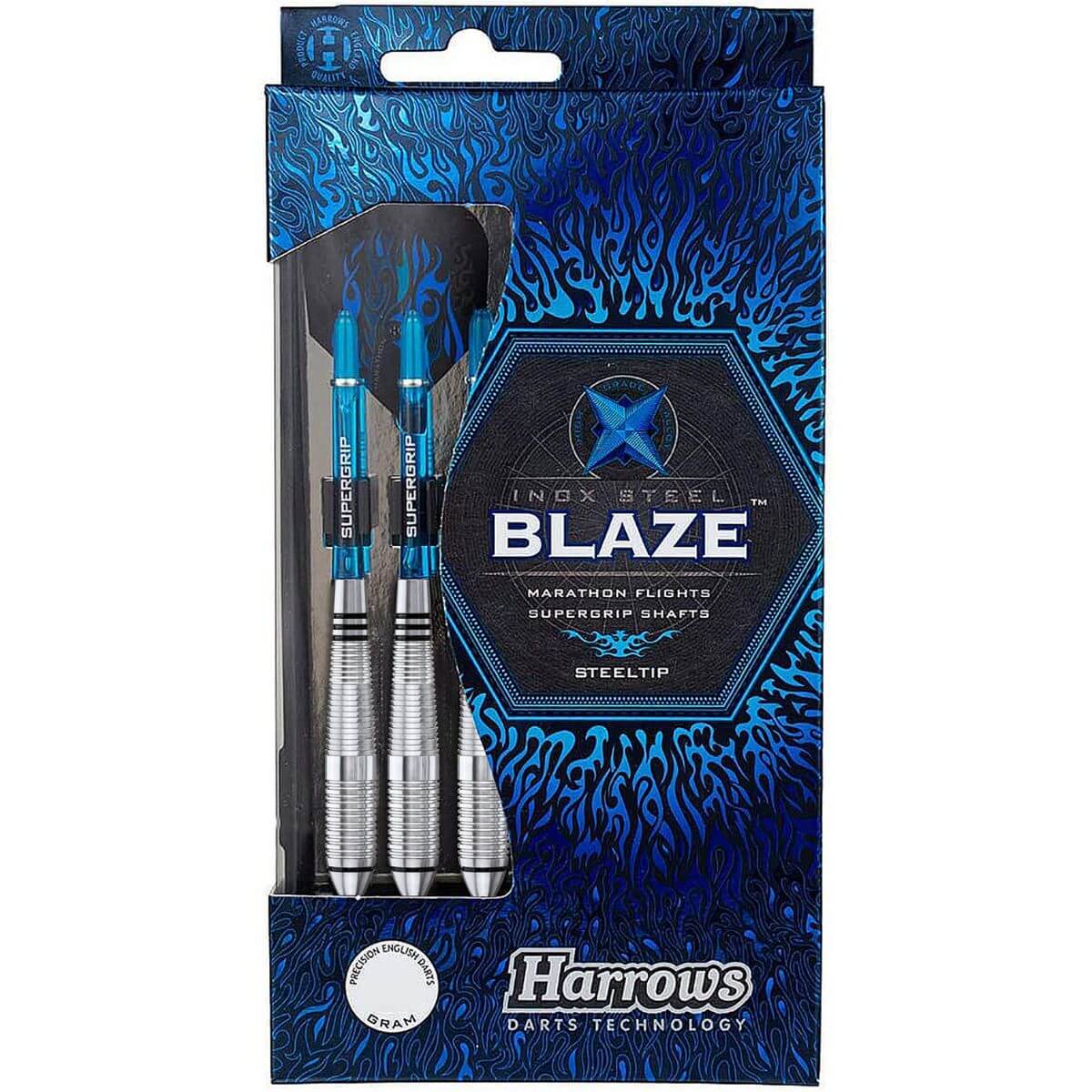 Šípky Harrows Blaze steel