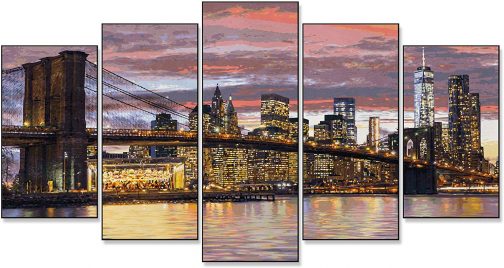 New York za úsvitu (72 x 132cm)