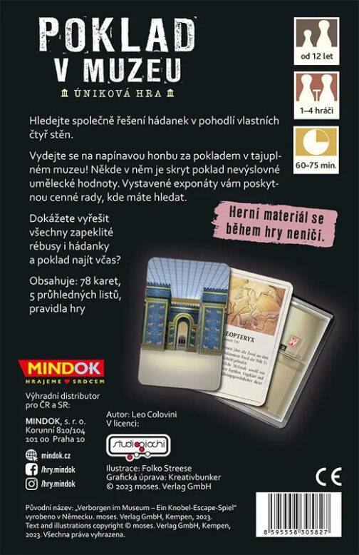 Poklad v muzeu – úniková hra